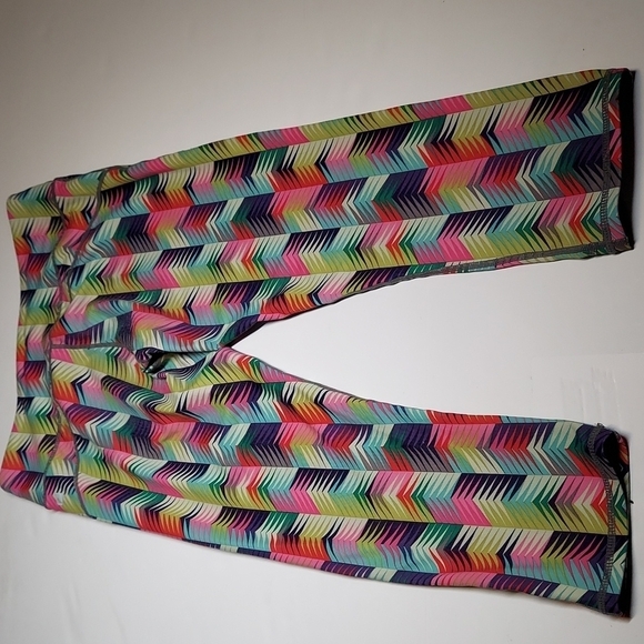 Fabletics Women's Lima Capri Multi Color Pants Size S - Picture 6 of 10